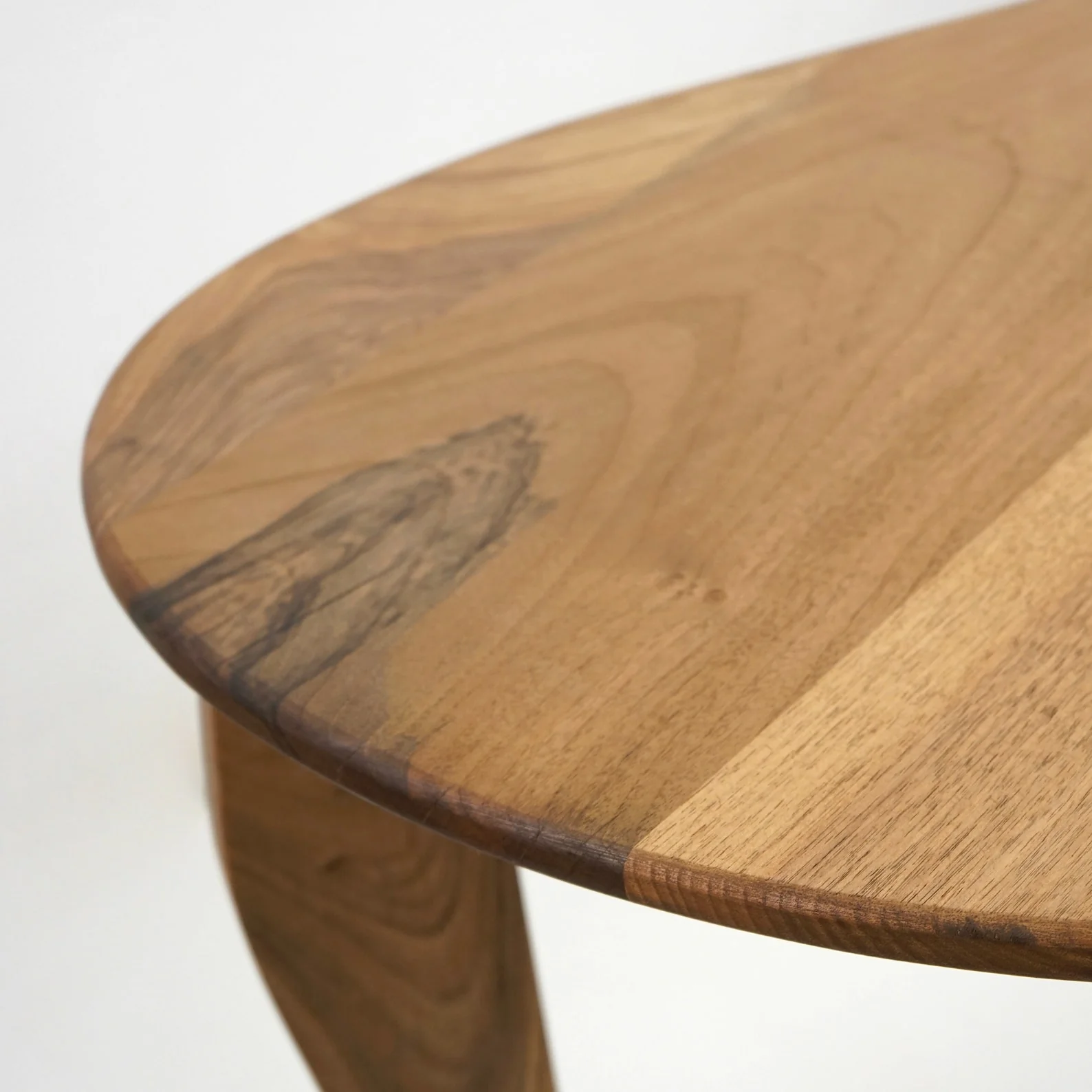 Bean Shaped Walnut Desk - Mid Century Modern Style - Image 11