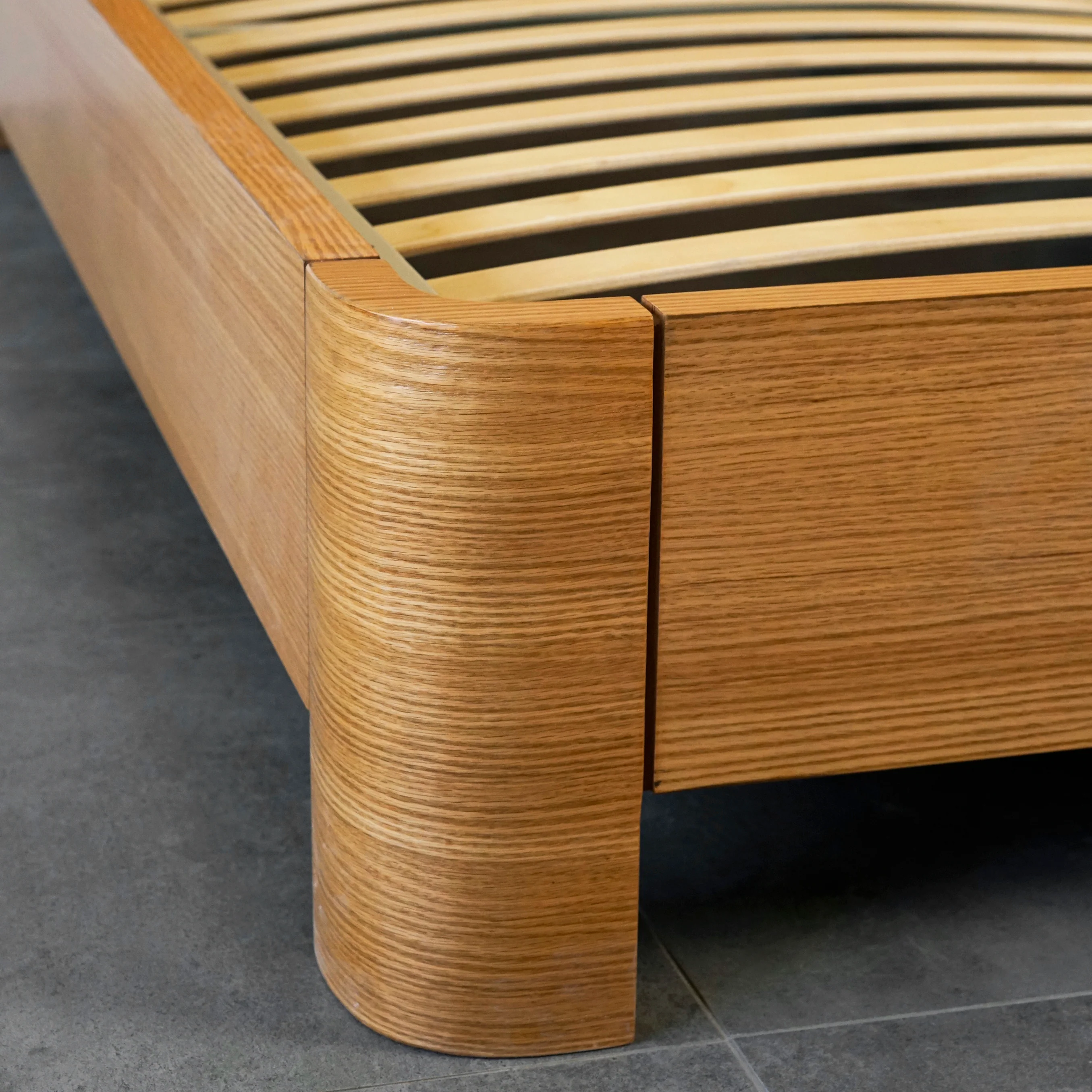 Light Wood Bed Frame - Mid Century Modern Bedroom Furniture - Image 5