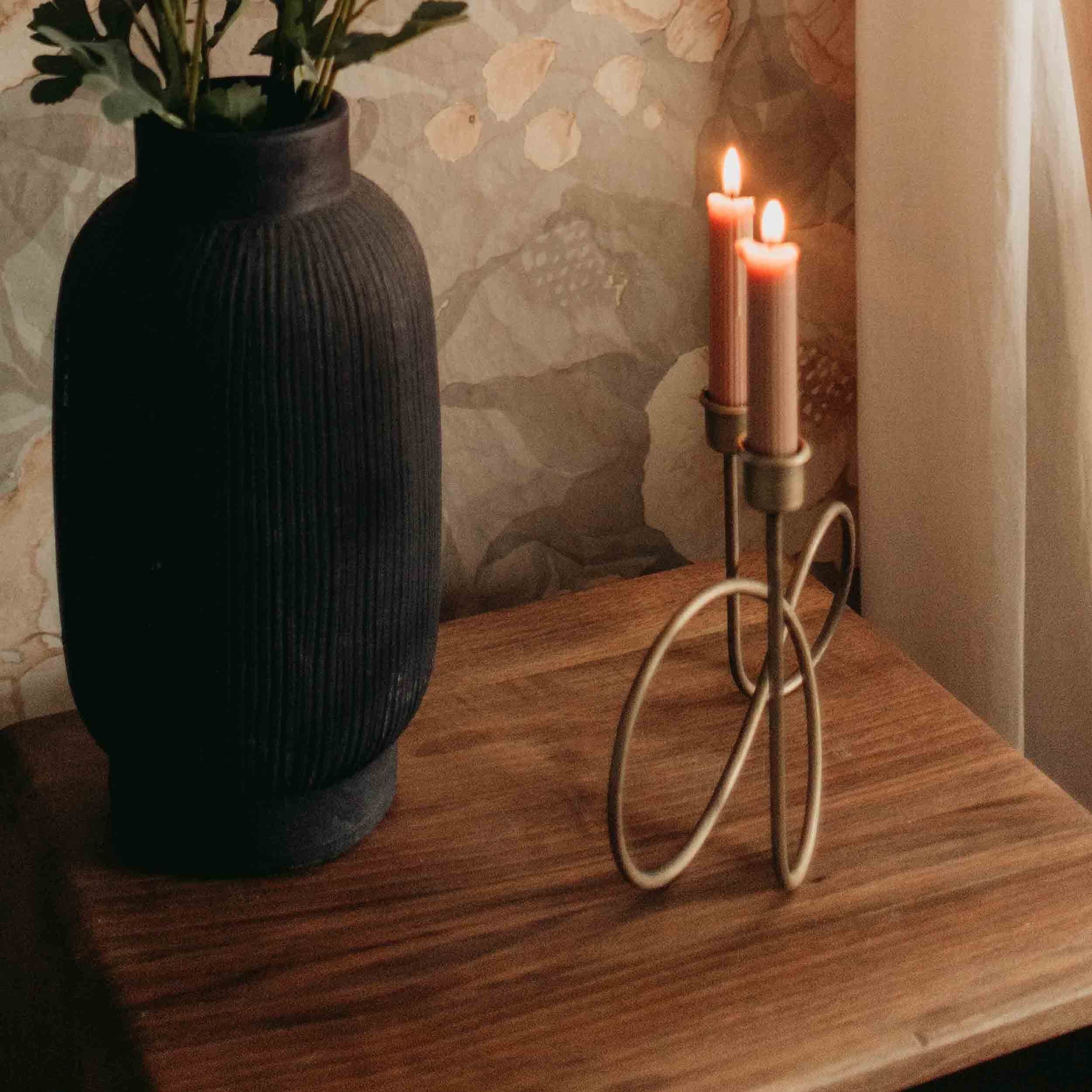 Walnut Nightstand Set of 2 - Mid Century Modern Bedside Table with Drawer and Shelf - Image 4